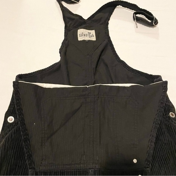 Levi’s Silver Tab Corduroy Overalls Size Small Altered - Picture 8 of 16